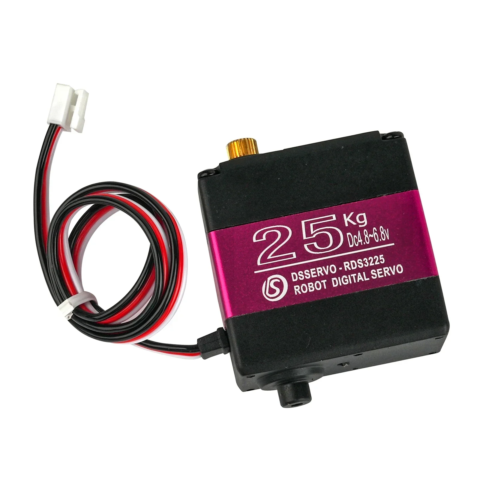 1/2/4PCS RDS3225 25KG Dual-axis Digital Servo 180 270 Degrees HY2.0 3P Terminal Cable Robotic Servos for Robot Manipulator Arms