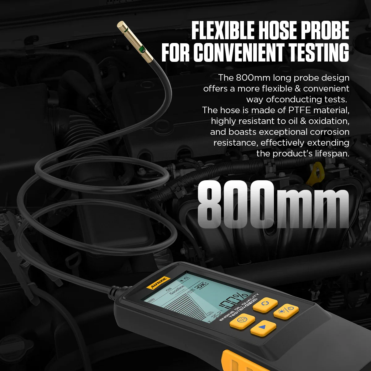AUTOOL AS503 Auto Motor Öl Tester Durchlässigkeit von Benzin und Diesel für Auto Motor POA Öl Qualität Temperatur ° C ° F – Detail 6