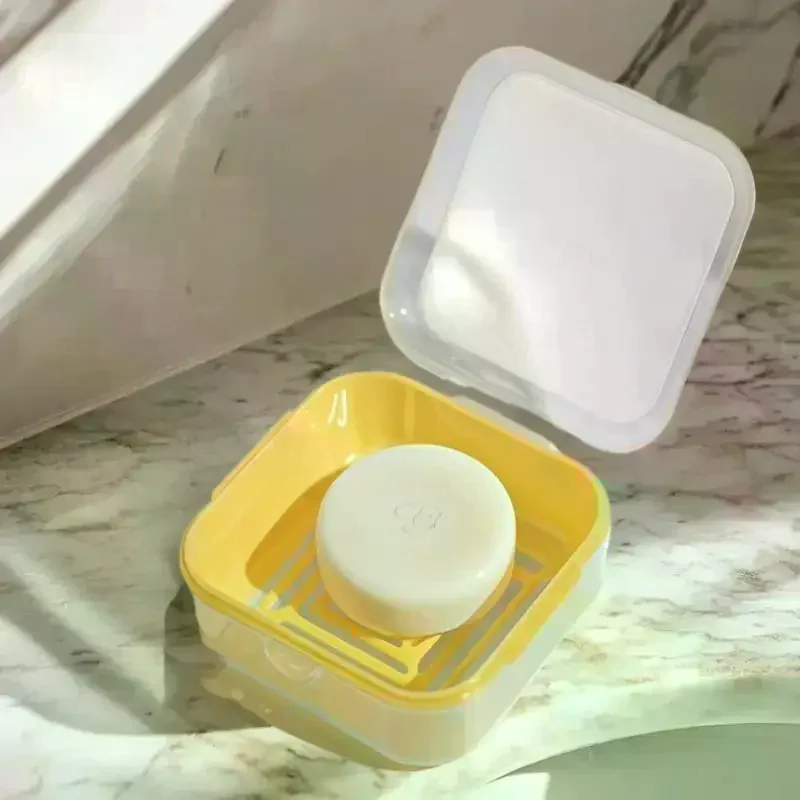 

1Pce Travel Mini Soap Box Portable Leak Proof Soap Storage Box, Suitable For Dormitory Travel, Camping