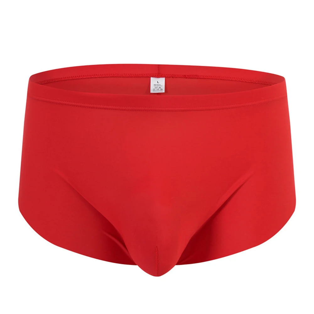 Underpants Short Nightwear Thong Knickers Panties Seamless Men's Boxer Briefs with Bulge Pouch for Enhanced Support