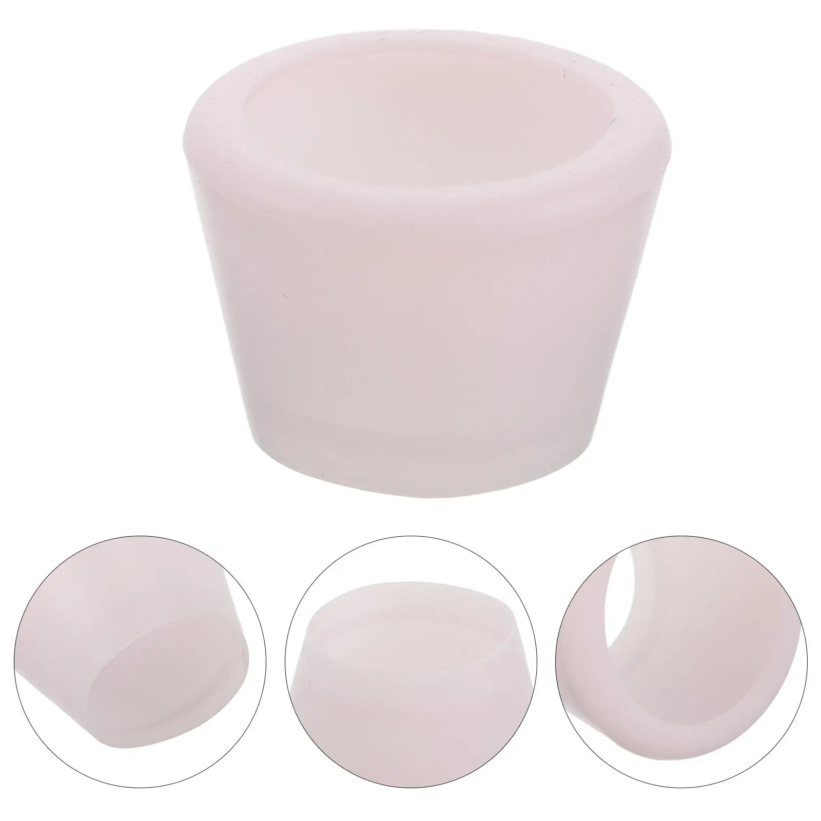

Pink Silicone Racket Handle End Cover - Badminton Tennis Racket Bottom Cap for Wear Resistance and Performance Restoration -