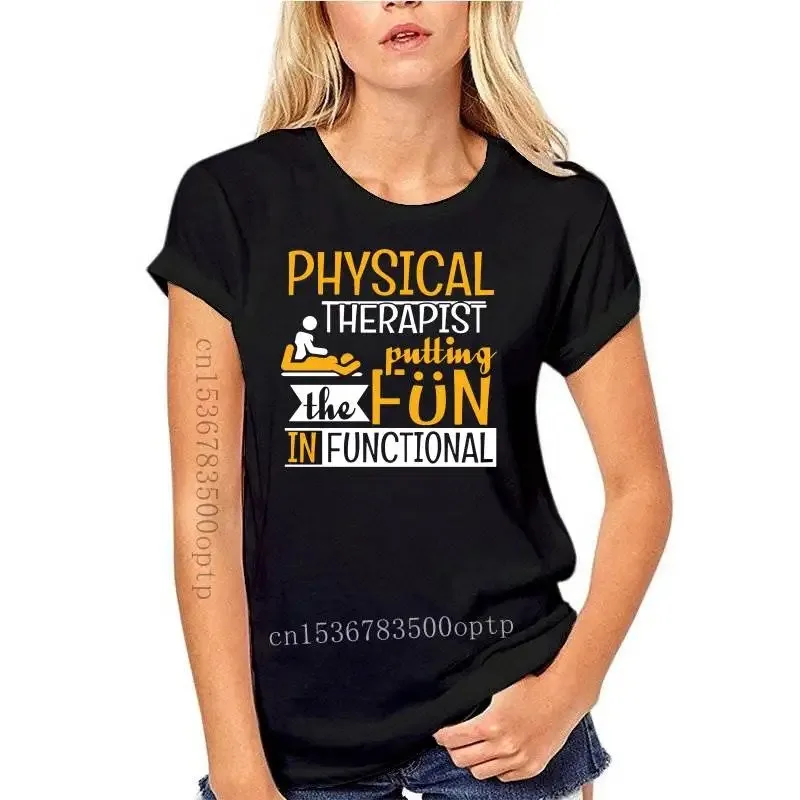 New Tops T Shirt Women physiotherapy job idea gift massage Humor White Print Female Tshirt