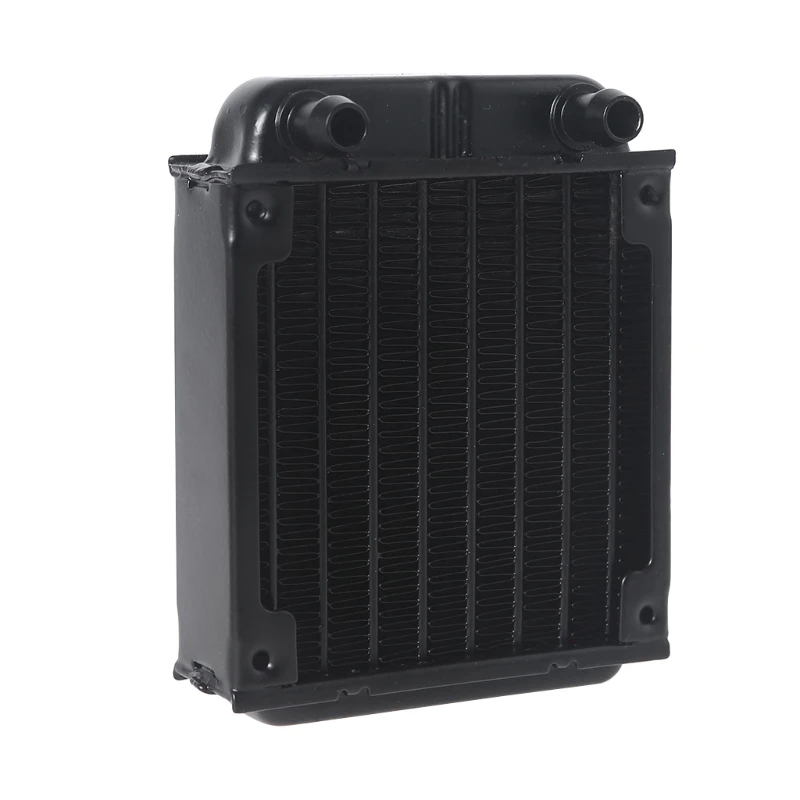 80mm 10 Buis Computer Waterkoeling Radiator G1/4 Binnendraad Warmteafvoer voor Computer PC CPU Water cool Systeem