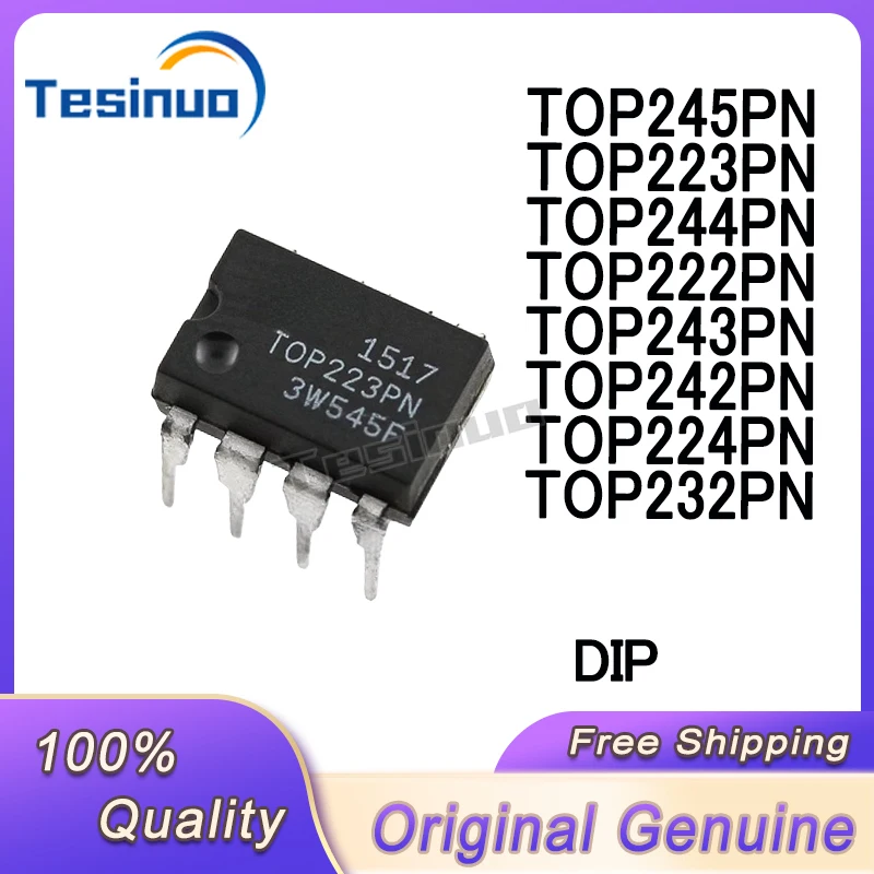 10/PCS New Original TOP222PN TOP223PN TOP224PN TOP232PN TOP242PN TOP243PN TOP244PN TOP245PN DIP Power chip In Stock