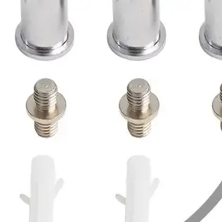 1M Stainless Steel Ceiling Mounting Bracket With Cable For Infrared Flat Panel Light LED Hanging Wire Kit