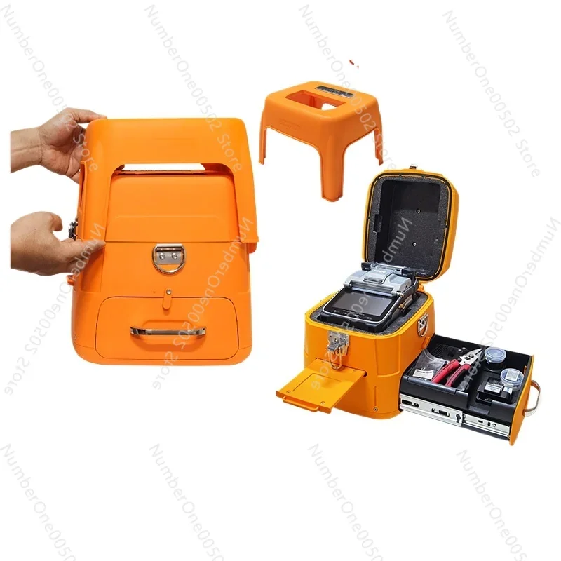 AI-7C Fiber Fusion Machine AI-8C Fiber Melting Machine Leather Wire Pigtail Optical Cable Hot Melting Machine Fiber Melting