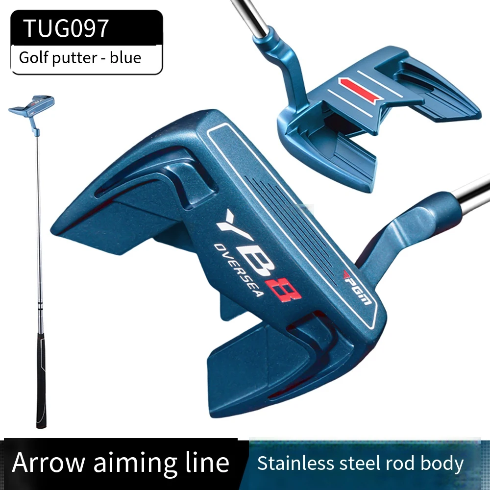 PGM TUG097 Golf-Putter für Herren mit Ziellinie in Pfeilform, stabilem, tiefem Schwerpunkt, hoher Kapazität und Ausrichtungshilfe, für Rechtshänder – Detail 2