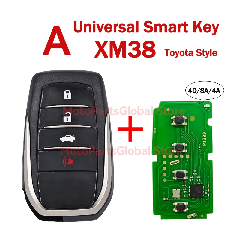 

Xhorse VVDI XM38 XSTO01EN Smart Car Key Generate By Plus Max VVDI2 MINI Key Tool for Toyota Lexus 8A 4D 4A Chip Auto Remote Key