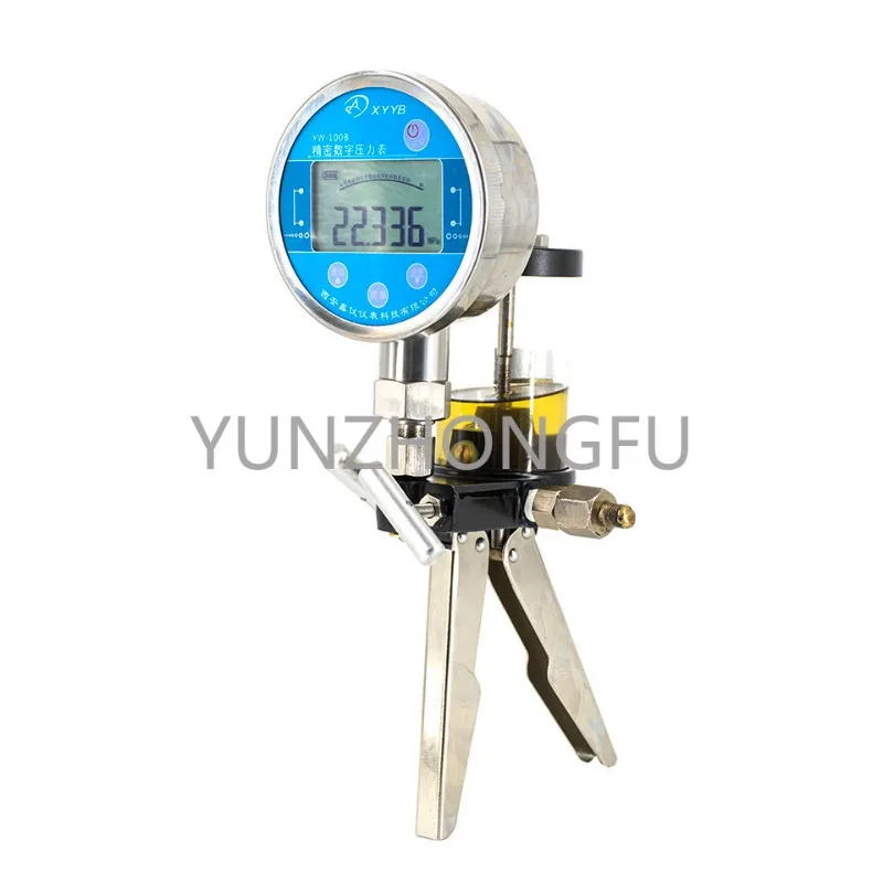 Y060 Pressure Calibrator  25Mpa China Portable Hand Operated Pressure Pump