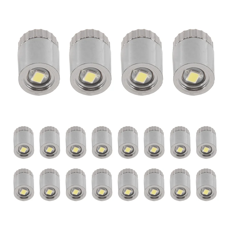ABRB-20 Pack Small Spotlight Battery Operated LED Lights, LED Wireless Miniature Spot Light For Jewelry Showcase Display