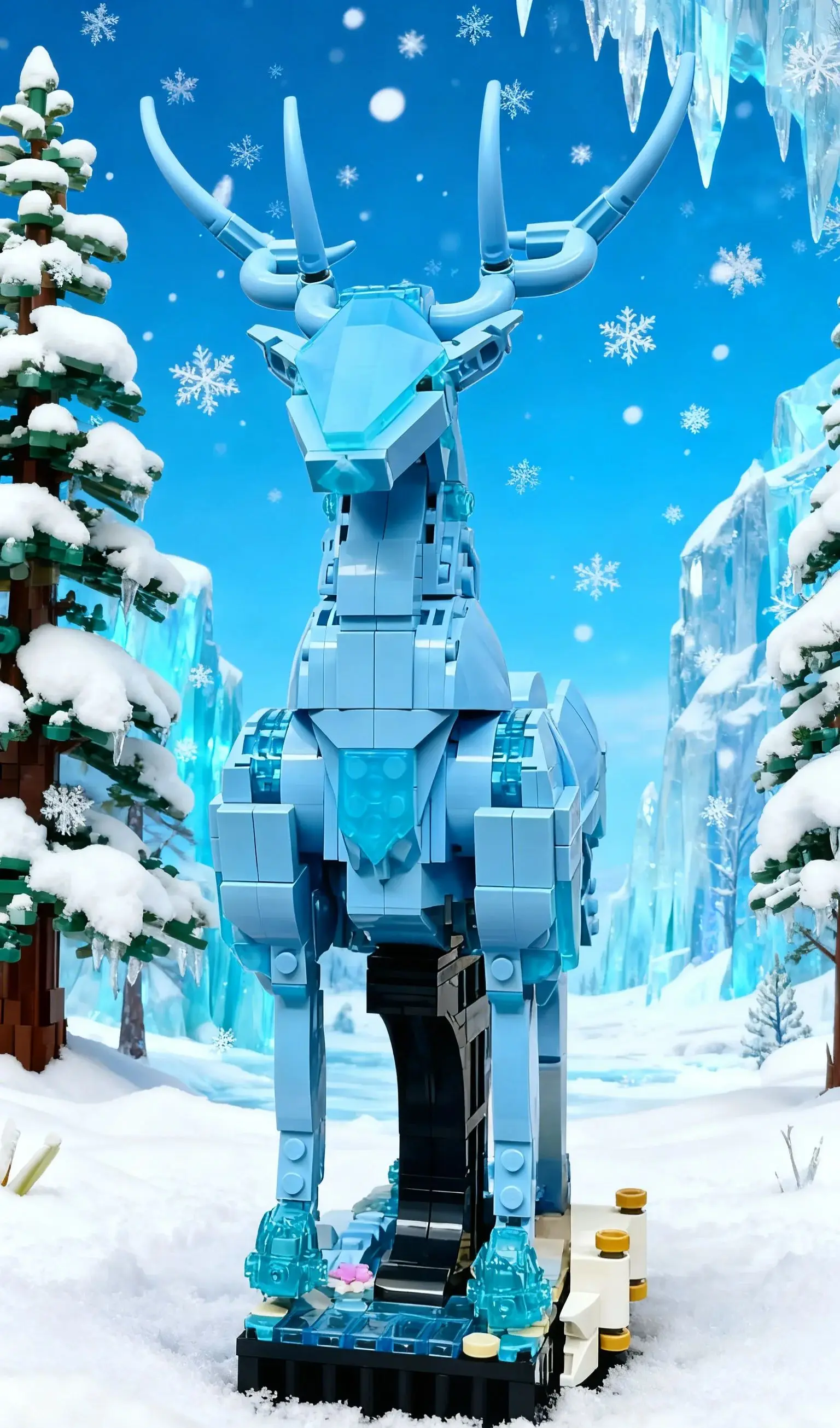 Ensembles de blocs de construction de monstres de la série de films magiques, modèle Compatible avec les particules Legoed, adapté aux cadeaux de noël 76414