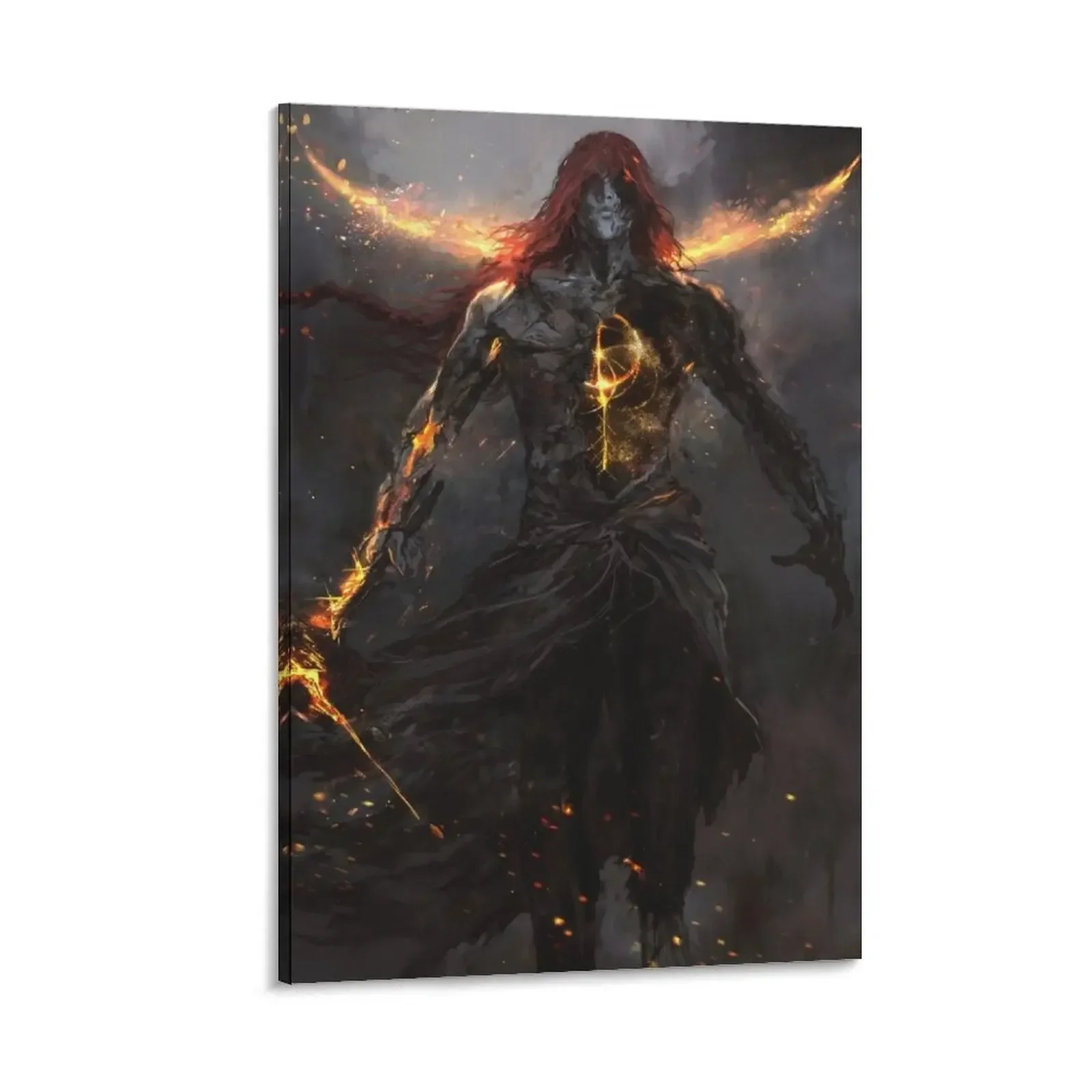 

Shattered Gold Canvas Painting bedrooms decorations Picture on the wall office decoration decorative items for home