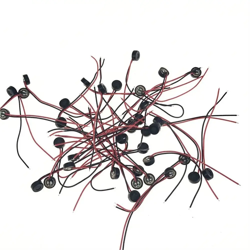 Anti-Interference Welding Wire 1.25mm Plug Microphone Head Line Microphone Electre Condenser Microphone 4015 Lead Microphone