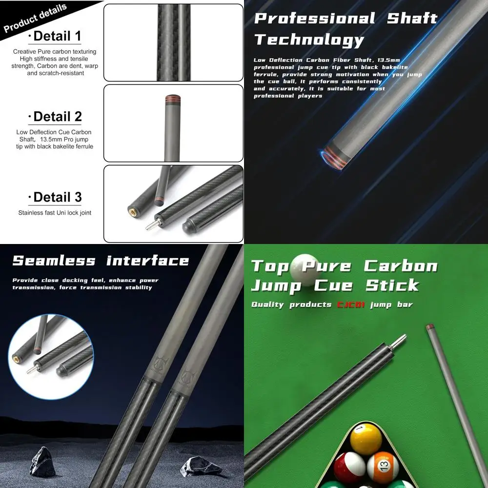 

Карбоновый кий для бильярда, высококачественный бильярдный кий