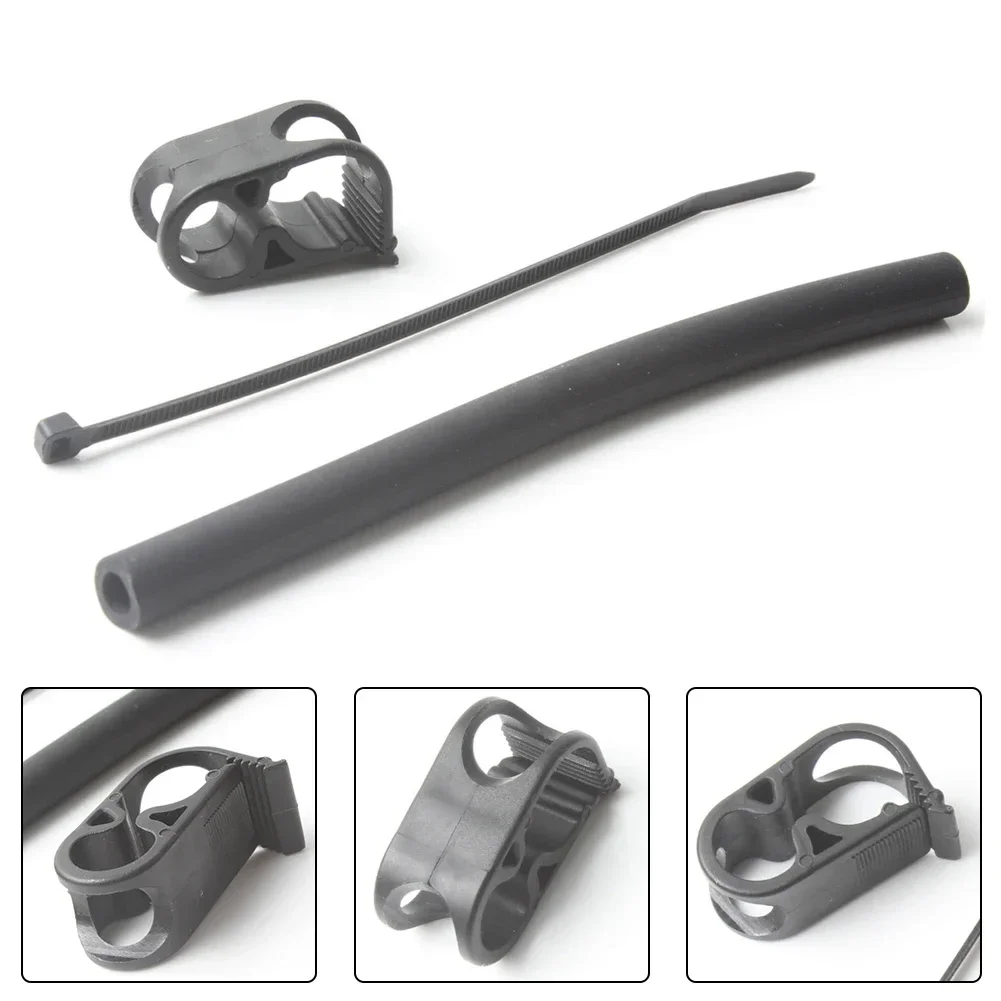 Replace Your Old Kite Valve Connection Hose With This Kitesurfing Kite Hose And Clamp Set Durable And Reliable Black Color