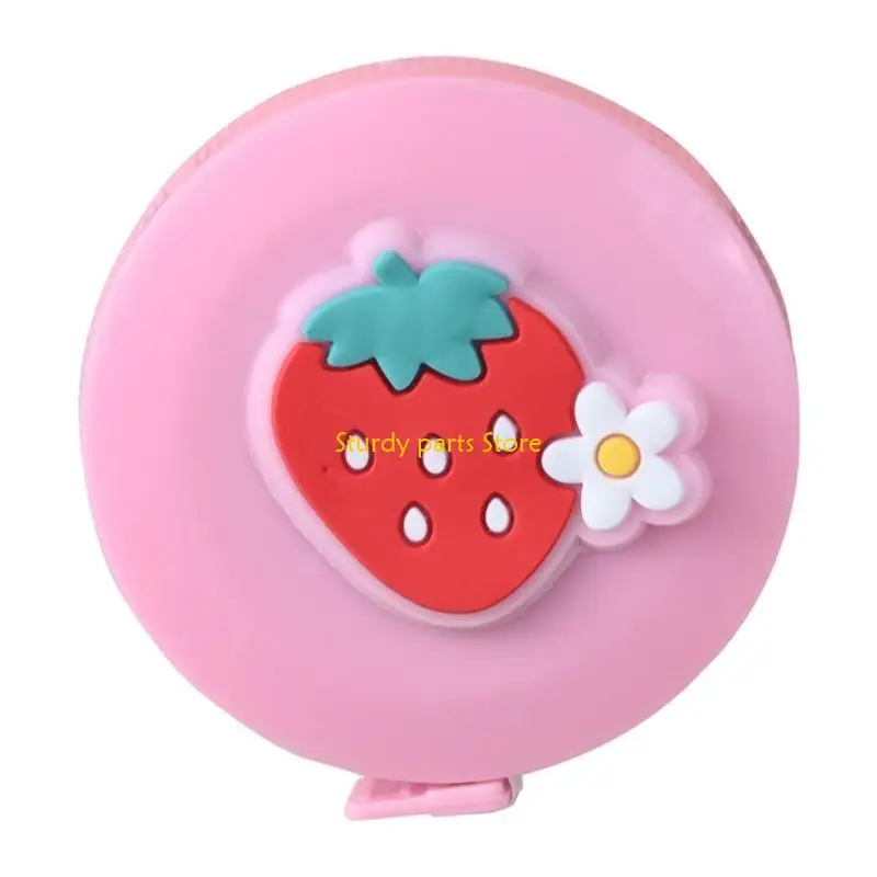 97QC Portable 150cm Circular Retractable Tape Measure Dengan Adorables untuk Siswa, Rumah Tangga, Profesional