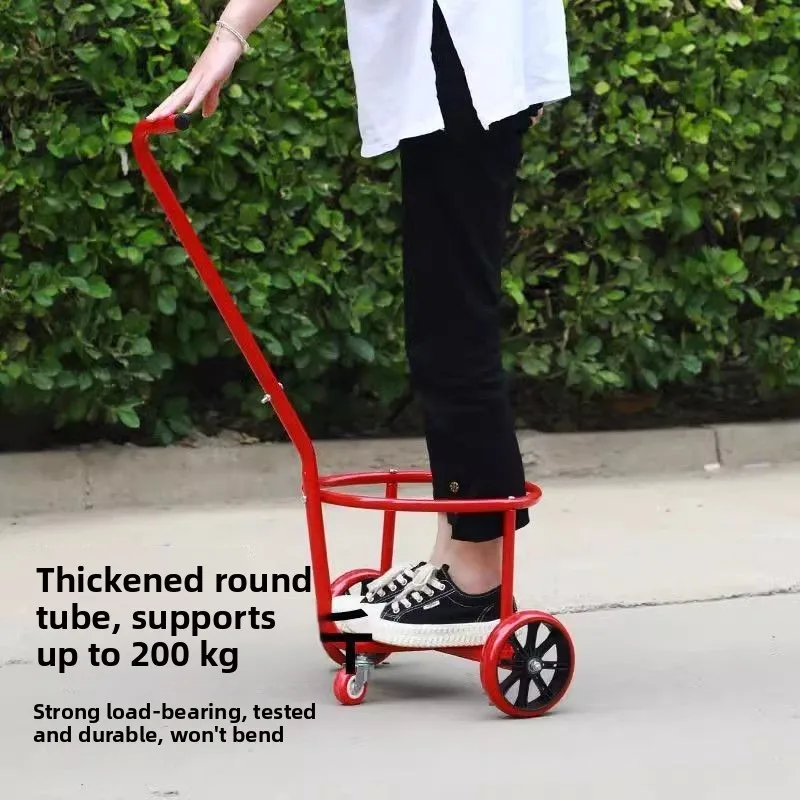 

Portable Home Use Small Hand-Pulled Cart Auatic Water Dum Tra Tru Buet Carrier Simple Design Hand-Pu Cart