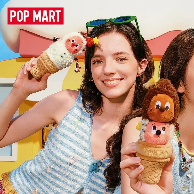 

POP MART Twinkle Twinkle MOON GELATO Series- Double Scoop Gelato / Snowman Gelato Plush Pendant Mystery Box Genuine Blind Box