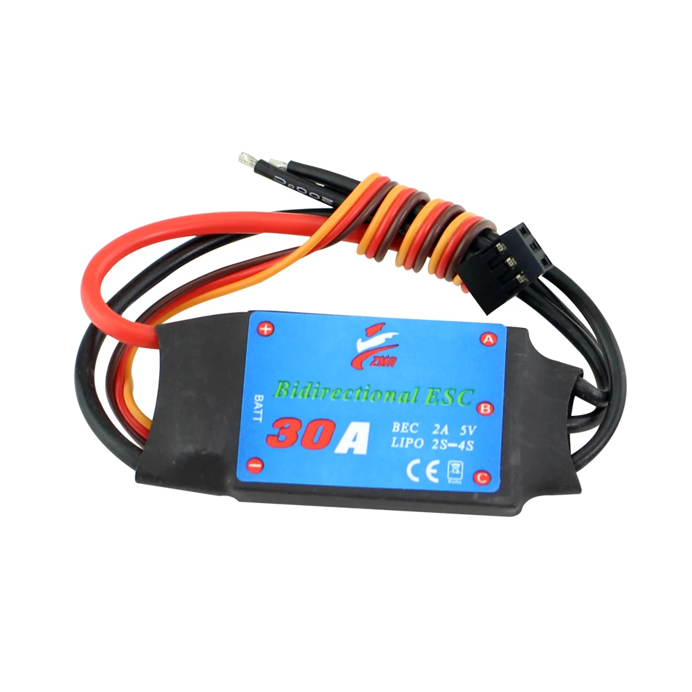 88 ZMR แบบสองทิศทาง ESC สําหรับรีโมทคอนโทรลรถ/เรือ/นิวเมติกใต้น้ําใบพัด,80A/60A/50A/40A/30A/20A/12A(UBEC)