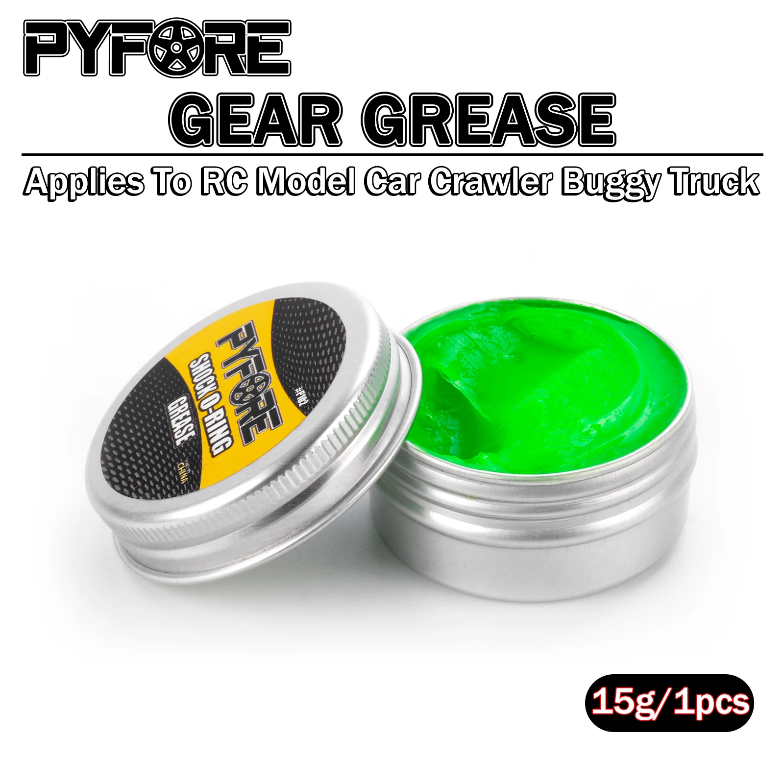 PYFORE Zahnradfett 15 g für 1/10 1/8 1/7 RC Modellauto Crawler Buggy Truck Zubehör