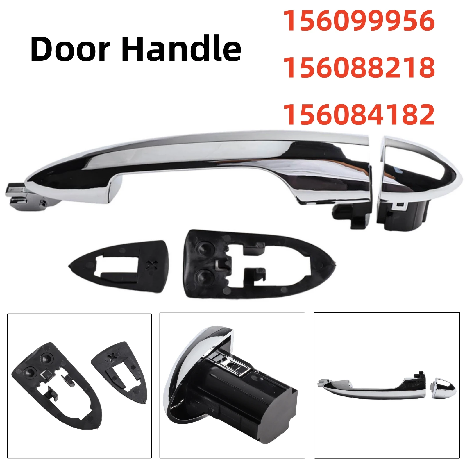 Outer Door Handle 156099956 156088218 156084182 For AlfaRomeo For Mito  For Giulietta For Chrysler For Lancia For Ypsilon MK3