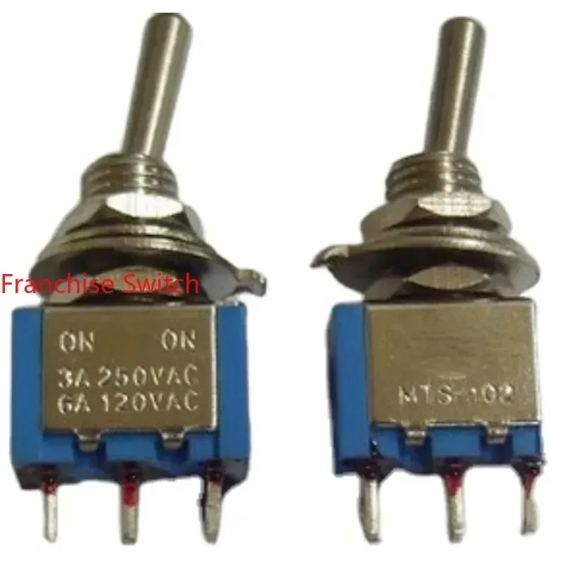 

10PCS Small Twist Switch With Two Gears And Three Gears, Available In Stock Legs Blue