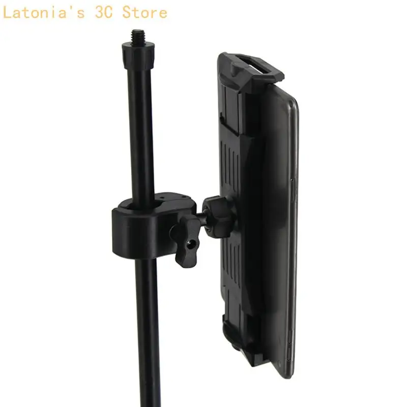 360 Grad drehbare Laufband-Fahrrad-Tablet-Halterung für Fahrräder für 5 bis 13-Zoll-Tablets mit einstellbarer Betrachtung X3UB – Detail 3
