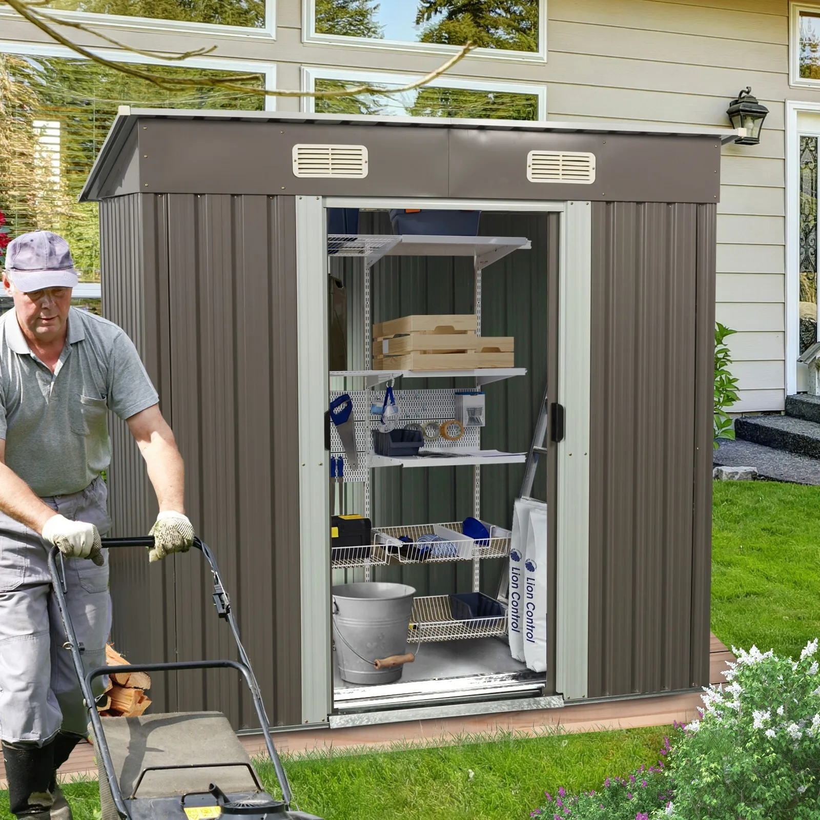 6X4 Ft Outdoor Meta…