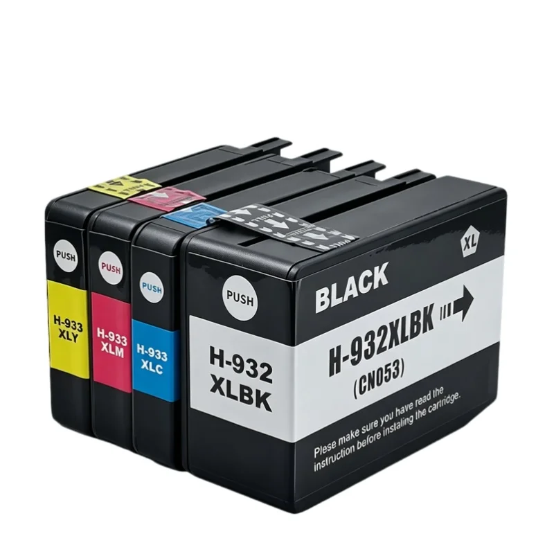 1~3set 932XL 933XL Ink Cartridge Compatible for HP 932 933 XL Color for HP932 Officejet 6100 6600 6700 7110 7610 7612 7510 7512
