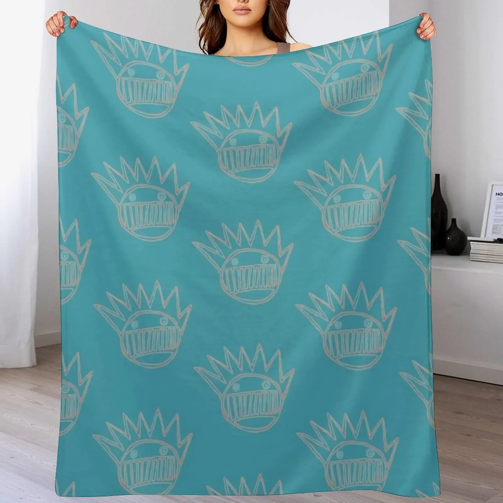 

Ween Logo Throw Blanket Beach manga Designers Luxury Thicken Blankets