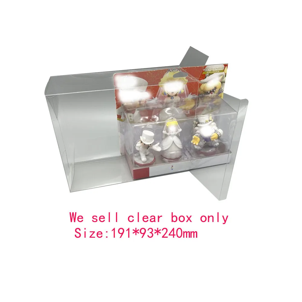 Collection Display Box For Amiibo Xenoblade Chronicles Game Storage Transparent Boxes TEP Shell Clear Collect Case