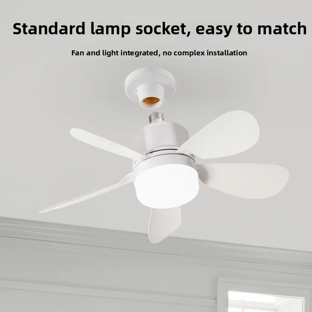 LED Ceiling Fan With Remote Control, Three-Speed ​​Adjustable Wind Speeds For Kitchen Bedroom Small Room