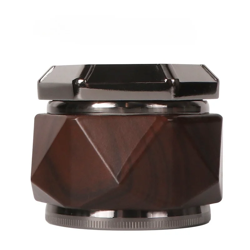 70mm Zinc Alloy Hand Crank Herb Mill Crusher 4 Layers Tobacco Smoke Grinder Gun Color