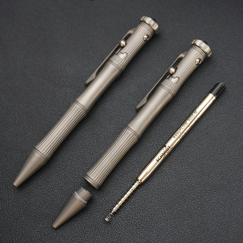 Titanium Alloy Rotating Gyro Pen: Multifunctional Decompression & Writing Two-In-One Business High-End Stationery Gift