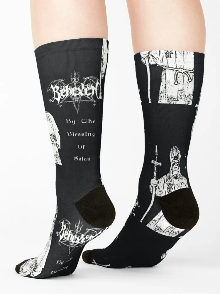 Get Here Behexen By the Blesing of Satan Socks summer basketball gift essential Men's Socks Women's