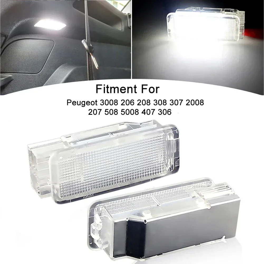 1Pc LED Luggage Trunk Compartment Light Courtesy Door Lamp For Peugeot 3008 206 308 307 2008 207 508 5008 407 306 Expert Light