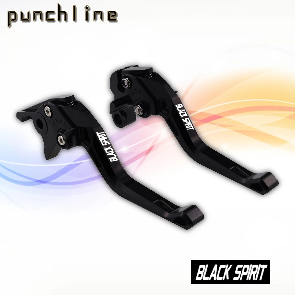 

Fit For Black Spirit 2014-2016 BlackSpirit Motorcycle CNC Accessories Short Brake Clutch Levers Adjustable Handle Set