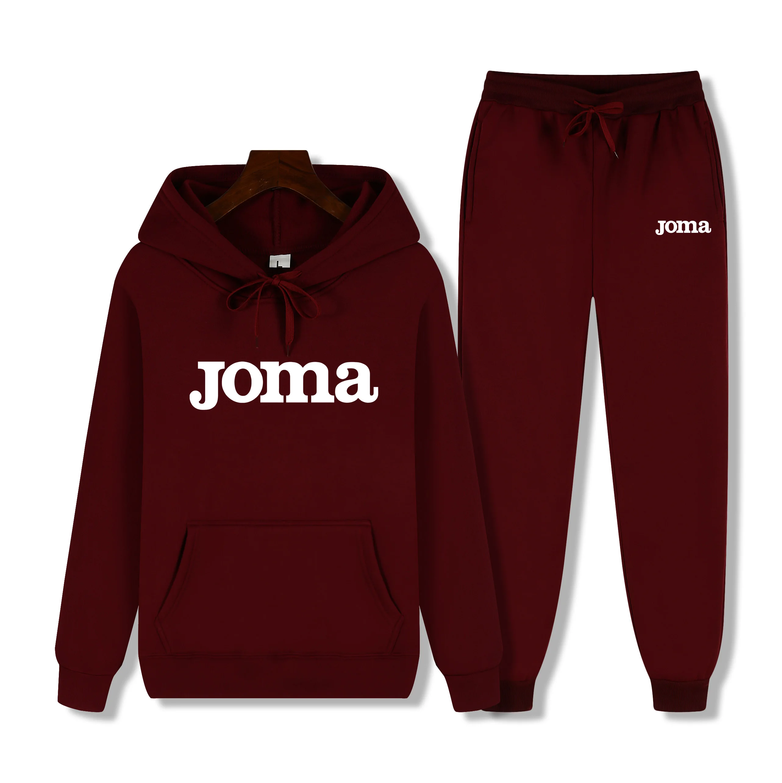 

JOMA brand autumn/winter casual and versatile men's sweatshirt and trousers two-piece set suitable for running and fitness.