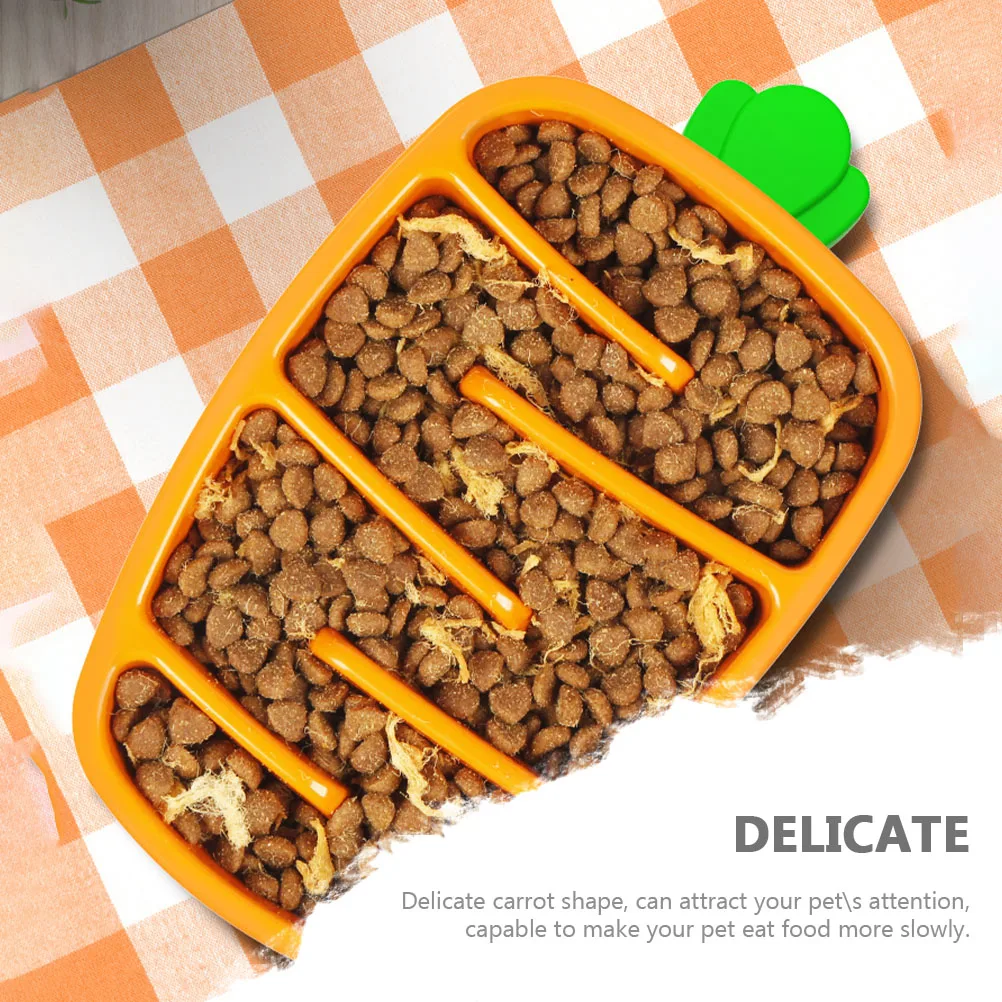 

Feeding Carrot Shaped Puppy Slow Feed Pet Anti Choking Dog Slow Feeder Aid Digestion Agility Training Pet Feeding Supply Anti