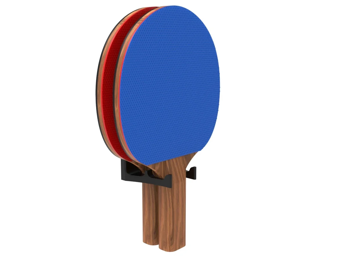 Wall Mount for 2 Table Tennis Ping Pong Rackets-ARTBOX3D