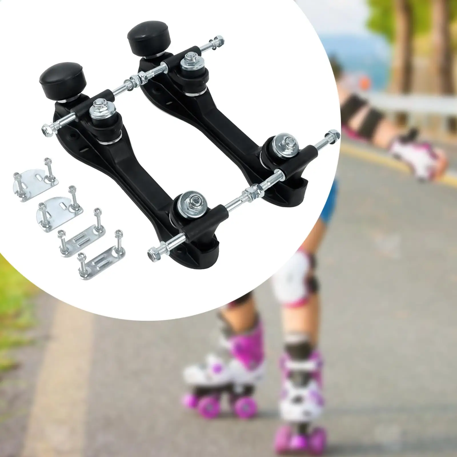 Roller Skate Base Roller Skate Plate for Women Parts Hardware Teen DIY Shoes Shoes Modification Accessories 2 Row Roller Base