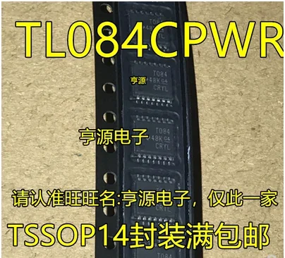 

Бесплатная доставка 50 шт. TL084 TL084CPWR T084 TSSOP14