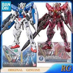 Bandai Original Genuine RG GUNDAM EXIA /THE GUNDAM BASE LIMITED GUNDAM EXIA[TRANS-AM CLEAR] Action Figures Toys Model Ornaments