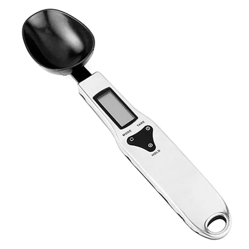 LCD Digital Scale Stainless Steel Electronic For Food Powder Cooking Baking Drop Gram Weight Volume Measuring Spoon