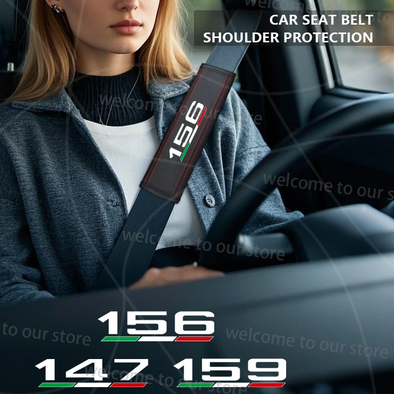 2 шт./компл. автомобиль для 159 147 156 Alfa Romeo эмблема флаг Италии логотип кожаный Стайлинг чехол для ремня безопасности накладка аксессуары 2 шт./компл. автомобиль для 159 147 156 Alfa Romeo эмблема флаг Италии логотип кожаный Стайлинг чехол для ремня безопасности накладка аксессуары