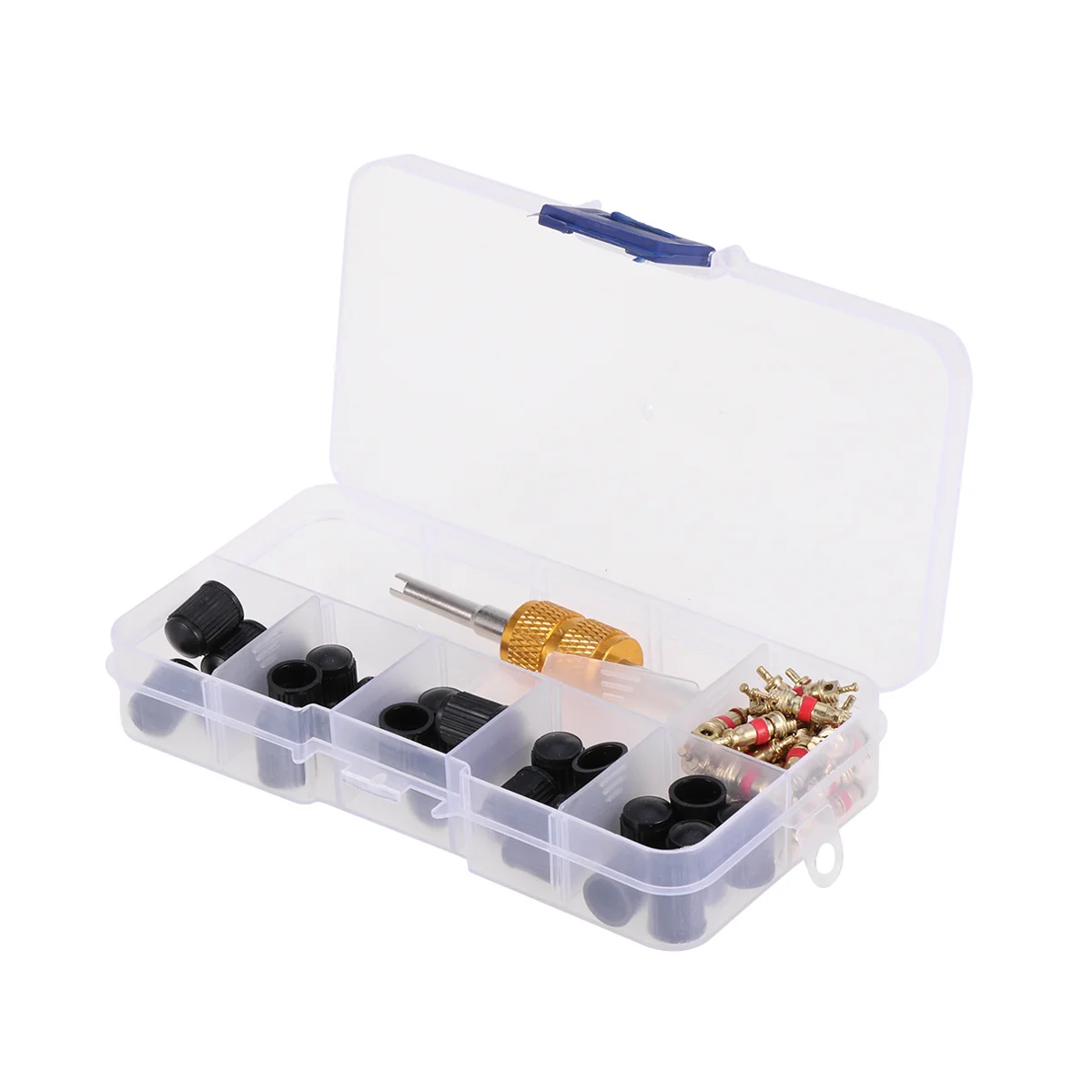 

61pcs Core Tool Wrench Tire Valve Stem Adjuster Removal Installation For Car Truck Motorcycle Bike Repair Tyre Core Removal Tool