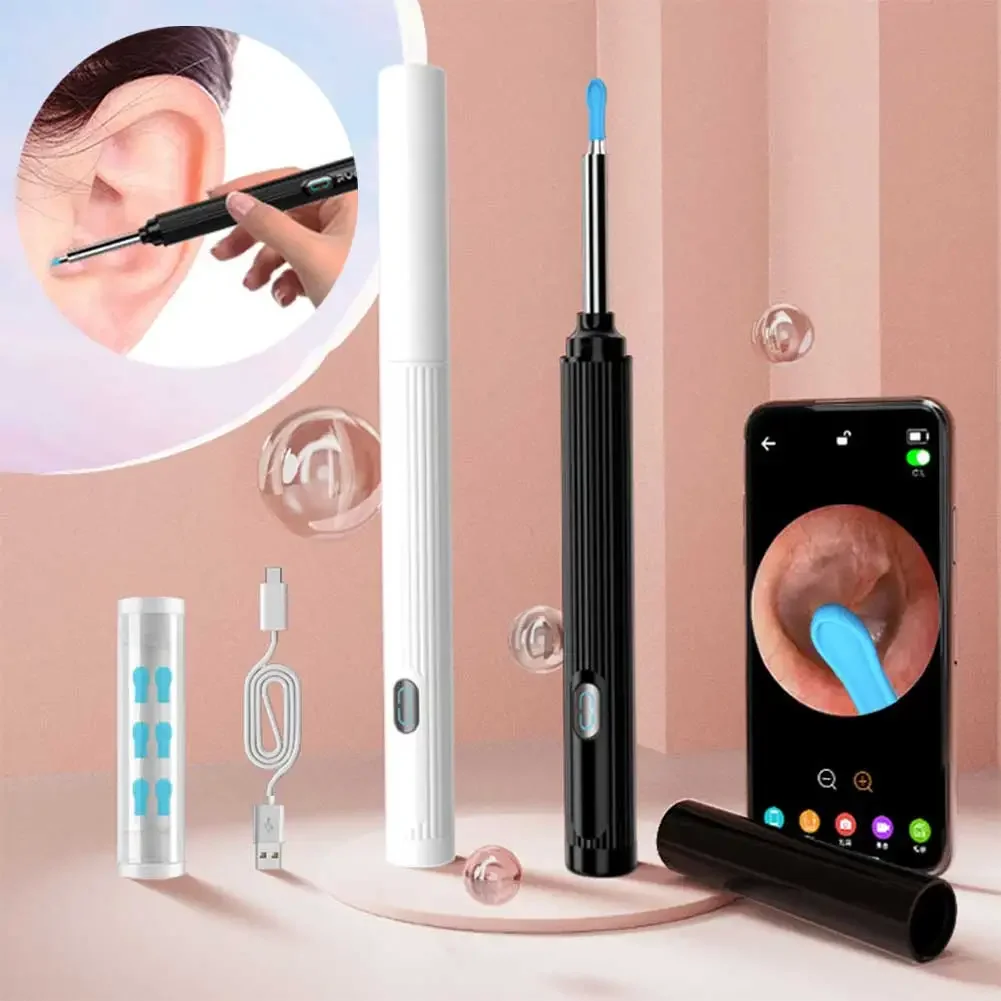 Intelligent Visual Luminous Ear Pick Wireless Rechargeable High-Definition Ear Endoscope Ear Wax Cleaning Baby Ear Care Tool