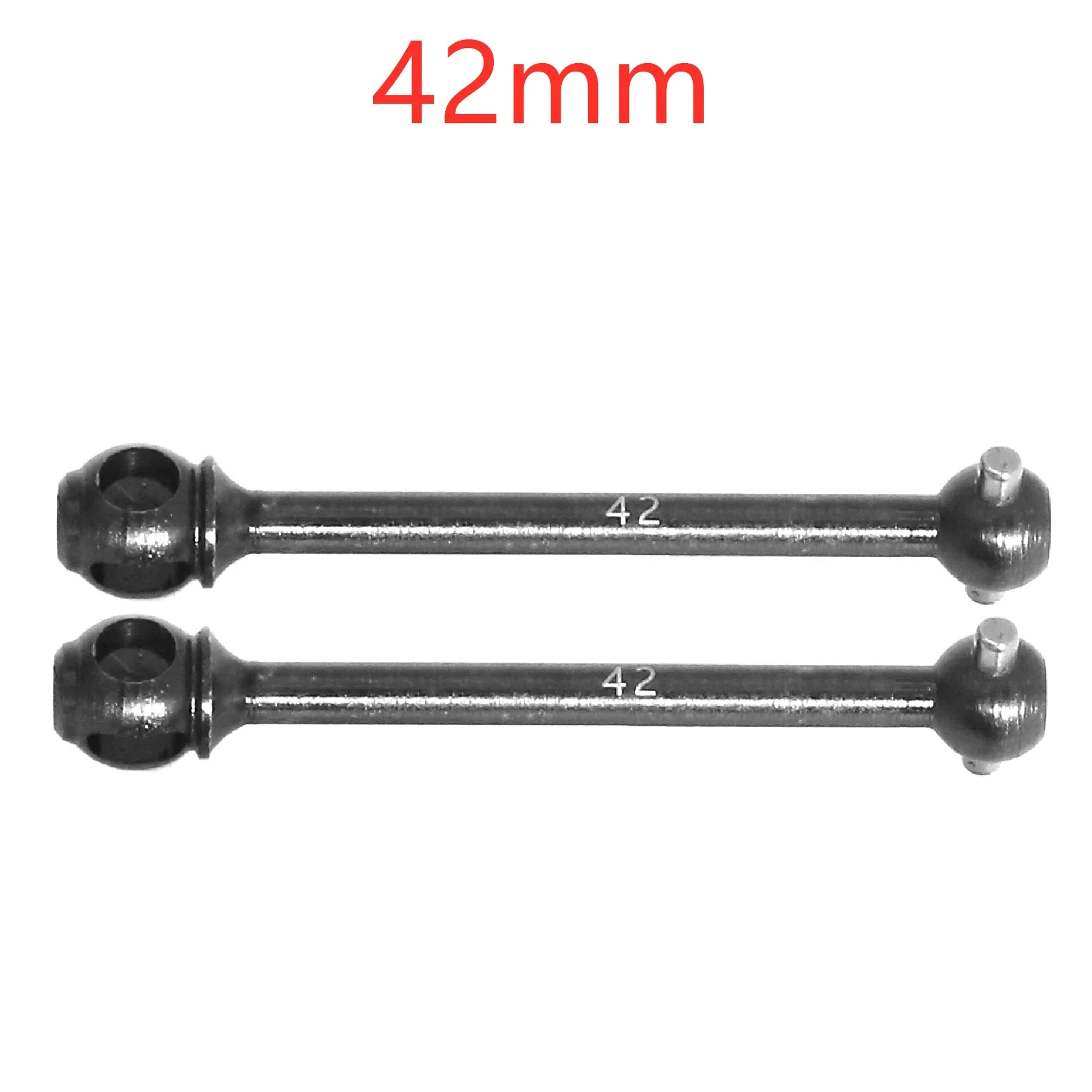 Metalowy wał napędowy CVD Driveshaft 37mm 39mm 42mm Dogbone Zestaw do Tamiya TT02 XV01 XV02 RC Car Upgrade Parts Akcesoria