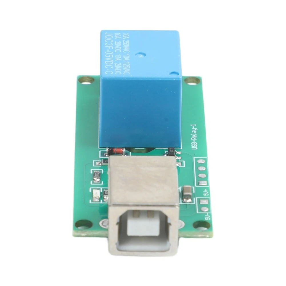 1 Channel 5V USB Relay Module with HID Driverless Operation for PC Controlled Smart Home and Industrial Automation Applications