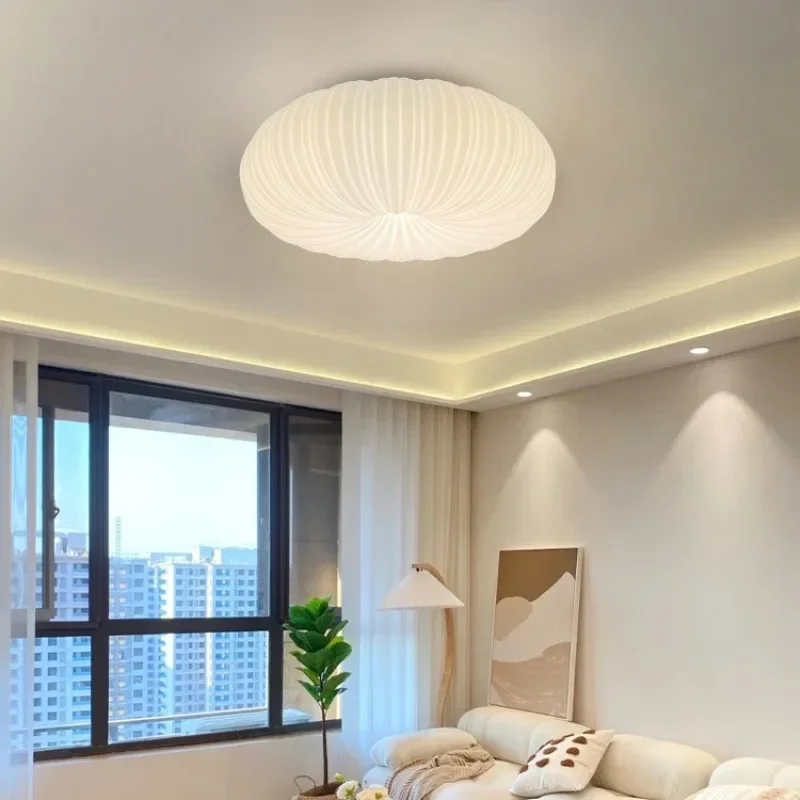 All Spectrum French Style Ceiling Light Bedroom Modern Minimal Cream Tone LED Influencer Kids Room Lighting Lamps Ceiling Light